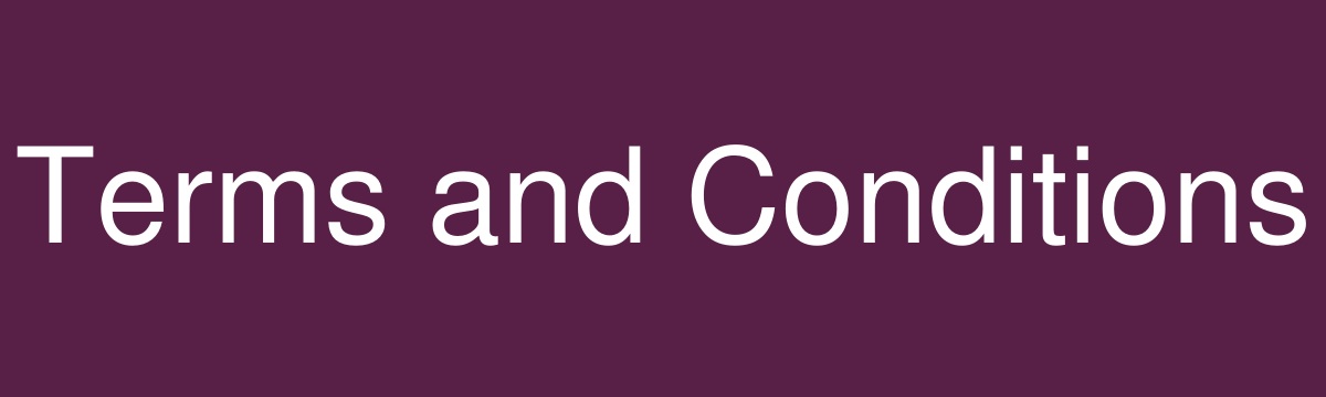 Terms and Conditions